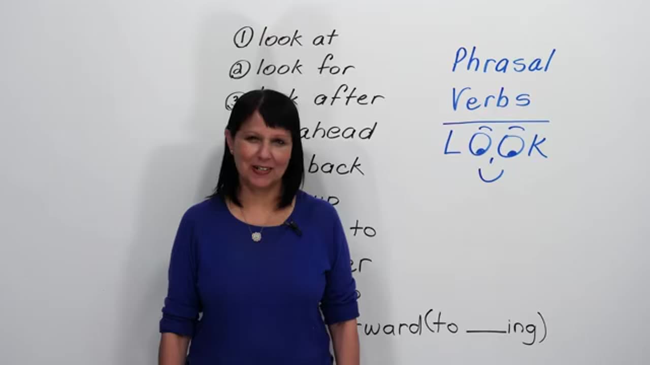 10 "LOOK" Phrasal Verbs: "look up", "look for" "look into"