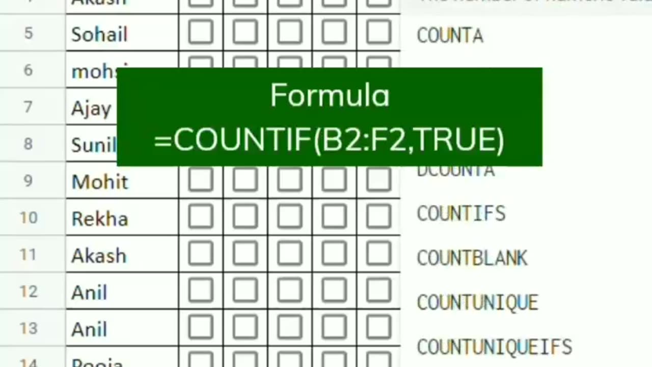 Excel Easy Tips
