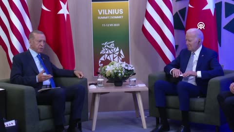 President Erdogan meets with US President Biden