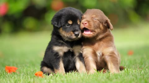 🐕🐾Adorable les petits chiots 🍖🐶🐾