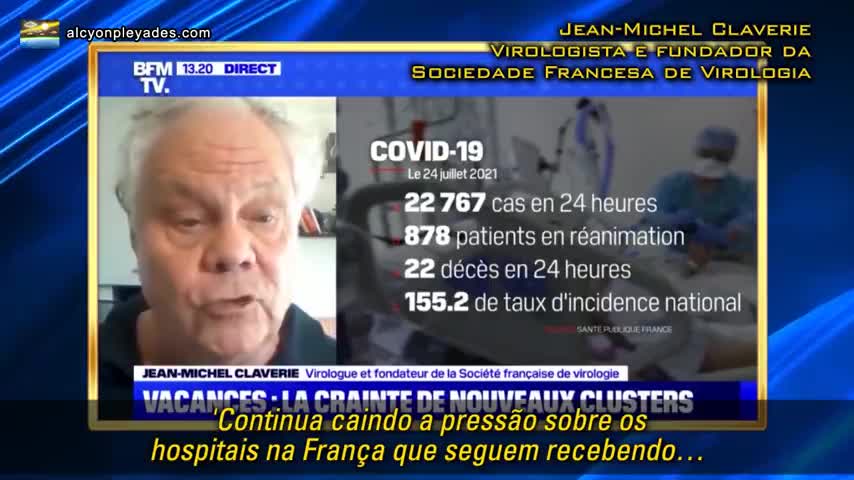 JEAN-MICHEL CLAVERIE: O PASSE SANITÁRIO NÃO TEM JUSTIFICATIVA DE SAÚDE REAL