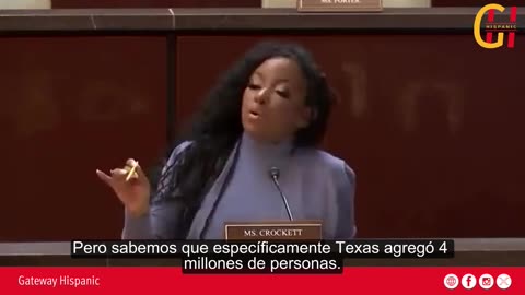 Rep. Crockett is big mad Texas elected white people to Congress