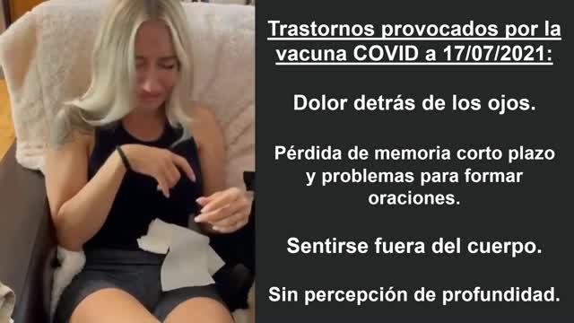 Distonía, palpitaciones, y otros trastornos tras vacunación COVID