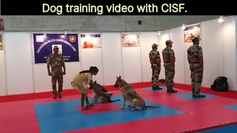 Dog 🐶 traning with CISF
