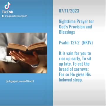 Abundant Rest: A Nighttime Prayer for God's Provision and Blessings #Shorts