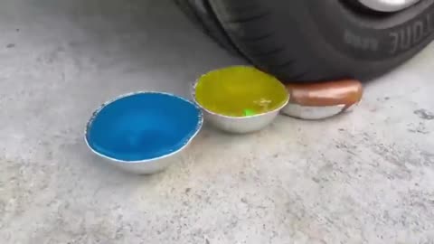 Satisfying & Relaxing Crushing Crunchy & Soft Things by Car Videos, asmr video #83