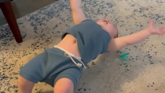 Silly Baby Dances Upside-Down