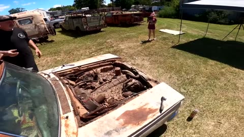 Abandoned 1934 Chevy Remains Found In Creek Bed | Turnin Rust