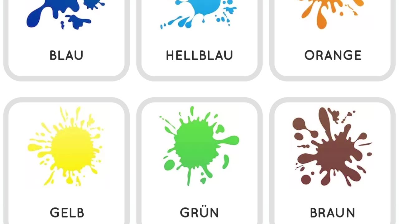 Learn German Colors for beginners (Lernen Sie Deutschfarben für Anfänger)