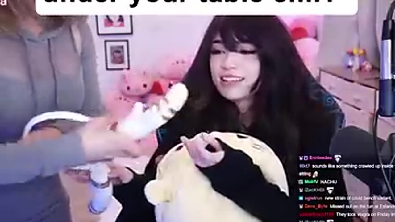 Alinity found WHAT under Emiru's Table??
