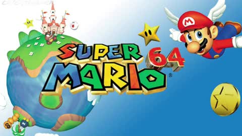 mario 64 fase # 3 atirar para a ilha no céu