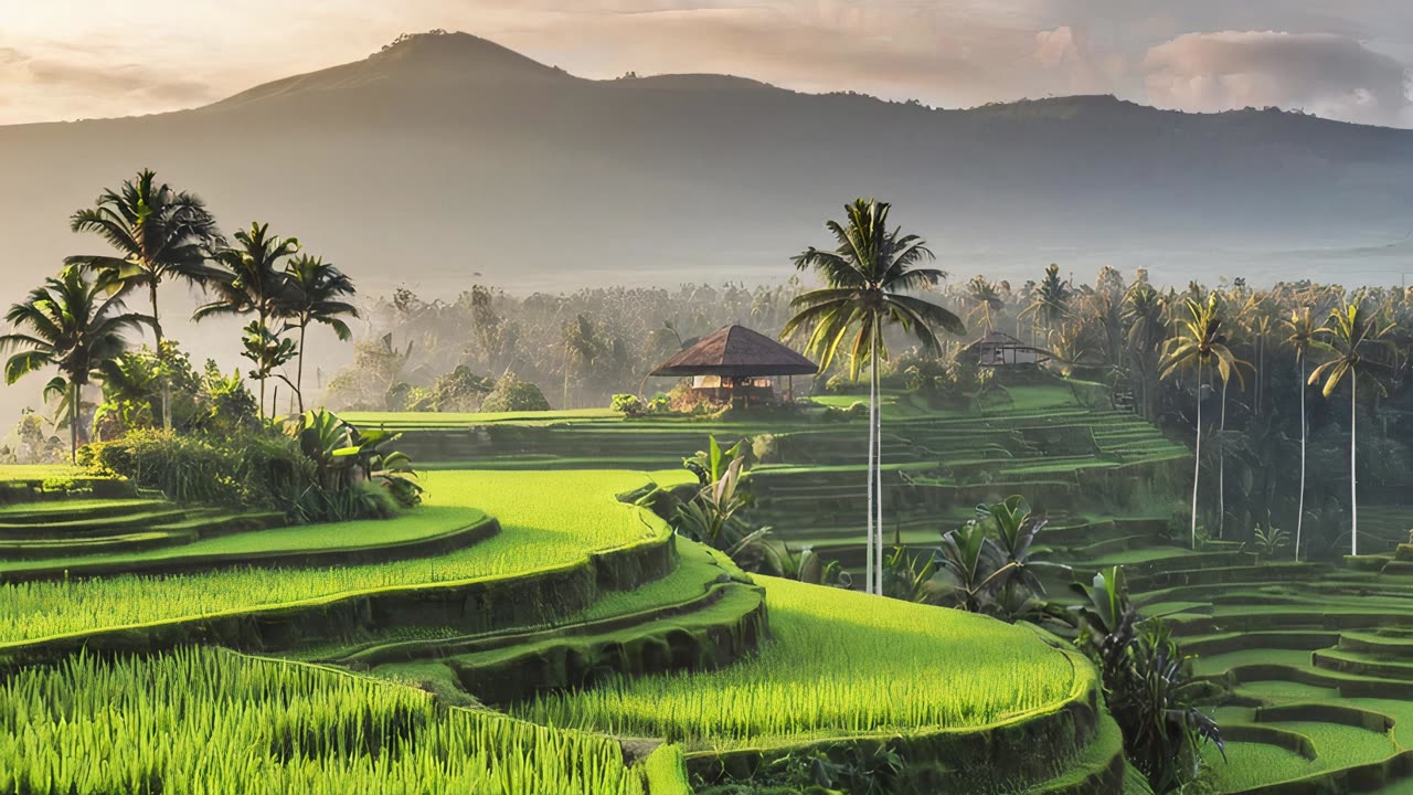 Only Nature Sounds- Bali Morning- Relaxing Island Vibes