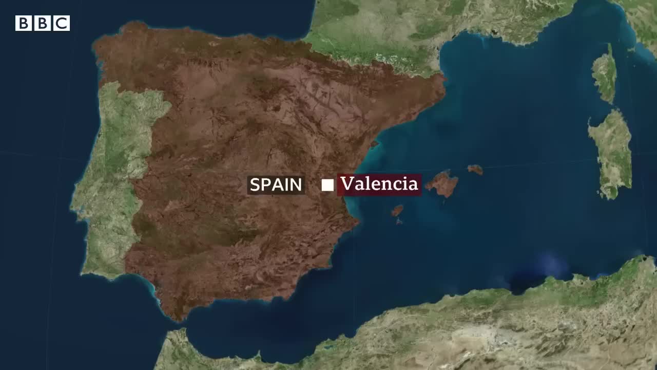 Severe flooding hits Spain's east coast after record rainfall