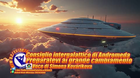 Consiglio intergalattico di Andromeda: preparatevi al grande cambiamento.Voce di Simona