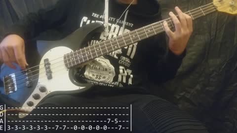 Bloodhound Gang - Fire Water Burn Bass Cover (Tabs)