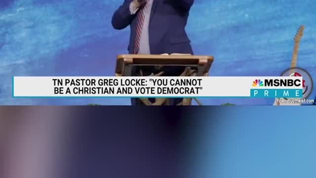 Pastor Locke hates Democrat