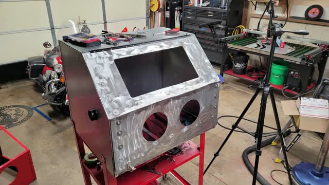 Harbor Freight Sand Blasting Cabinet Rebuild Part 2