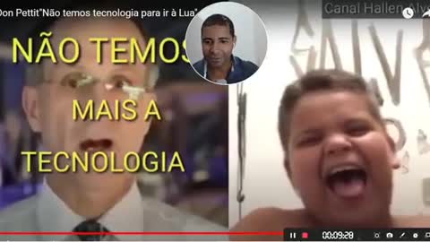 REFUTE-ME SE PUDER - O HOMEM NÃO CHEGOU NEM PERTO DA LUA, IMAGINE TER PISADO NELA by Leandro - IN