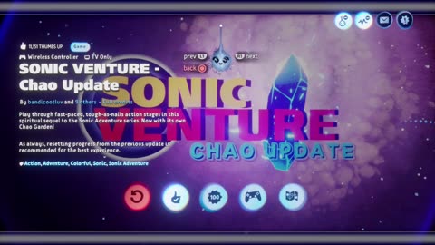 SONIC VENTURE CHAO UPDATE!