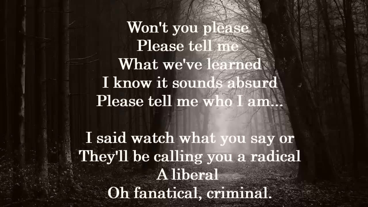 The Logical Song - Supertramp (Lyrics)