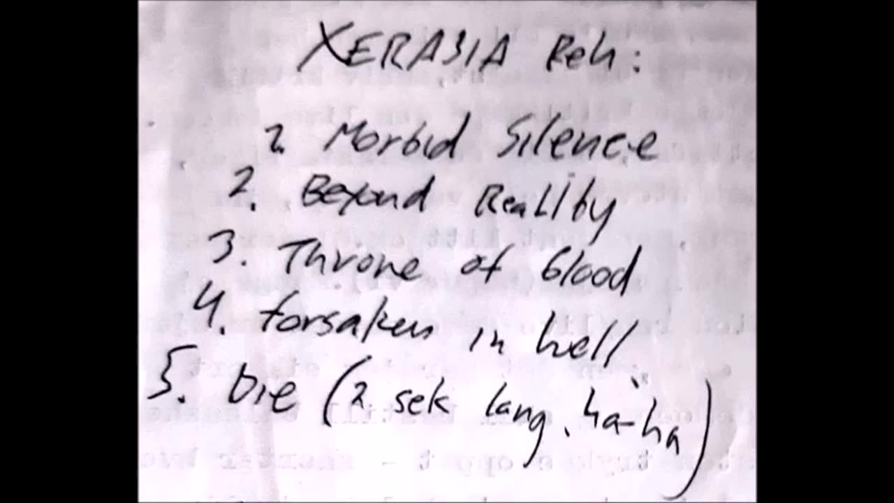 xerasia - (1990) - rehearsals '90 (demo)