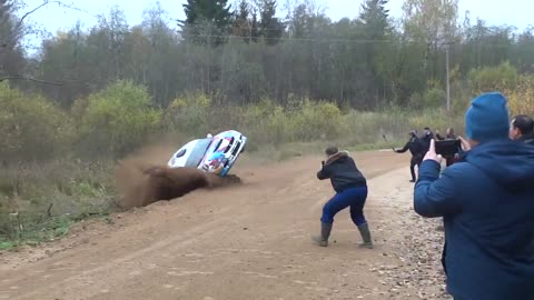 Cursed Rally Car Turn