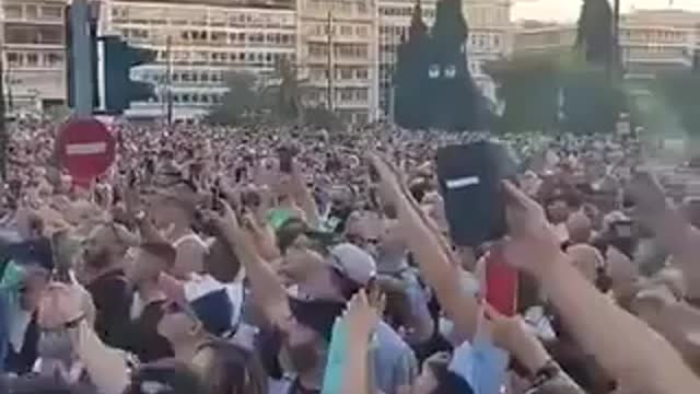 Greece: Protests Against Gov, Vaccines