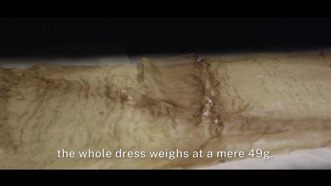 Plain Gauze Gown: an ancient clothing lighter than an egg