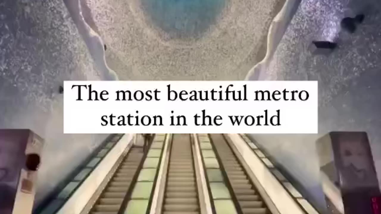 The most beautiful metro station in the world 🌍