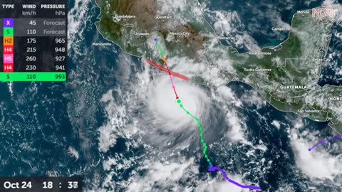 ***Hurricane Otis is Going Loco Down In Acapulco***