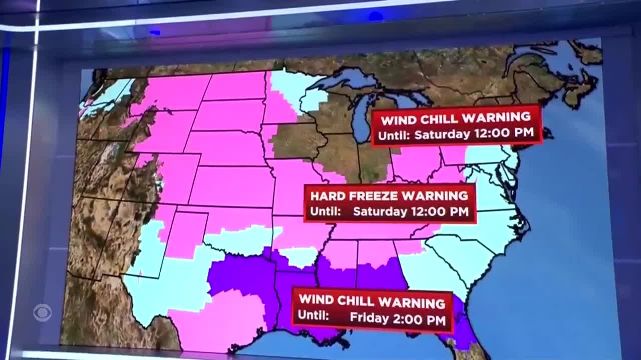 Biggest holiday winter storm in decades expected to impact most U.S. states