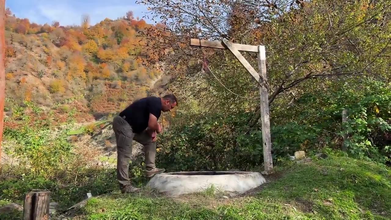 Cooking a Delicious Dish in A Pumpkin from the Garden🔥 The Whole village is delighted