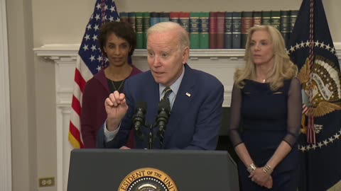 Biden to a reporter: "Inflation has been down for many weeks in a row now ... I feel confident that we are headed in the right direction"