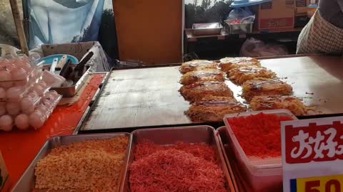 Japanese Street food Stalls,Asakusa