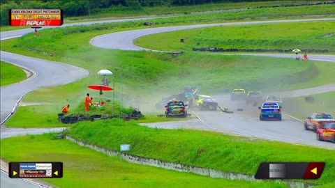 Racing Car Thailand (TSIOMR 3.0) 2022. Race 3 Kaeng Krachan Circuit. Huge Crashes