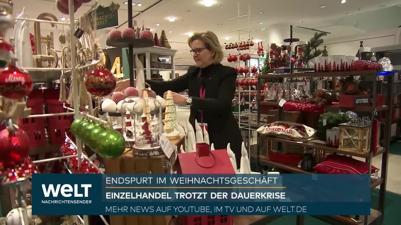 WEIHNACHTSSHOPPING: Einzelhandel in der Dauerkrise – Viele Kunden dennoch in Kauflaune