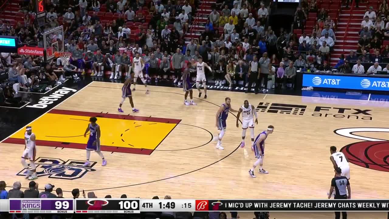 INSANE GAME WINNER! Miami Heat vs Sacramento Kings Final Minutes! 2022-23 NBA Season