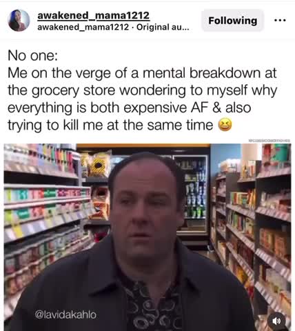 Everything cost more or we just broke?