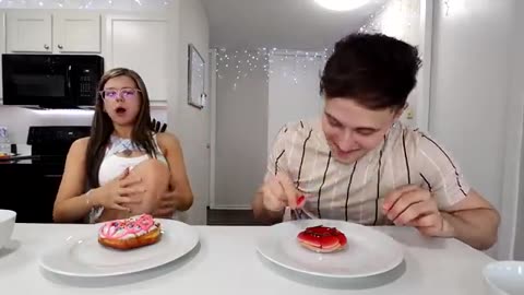 Real food VS Gummy food challenge