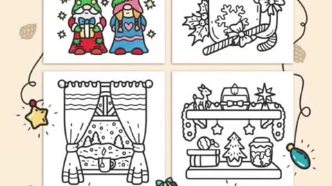 🎄✨ Get into the holiday spirit with our fun Christmas coloring book! 🎨🖍️