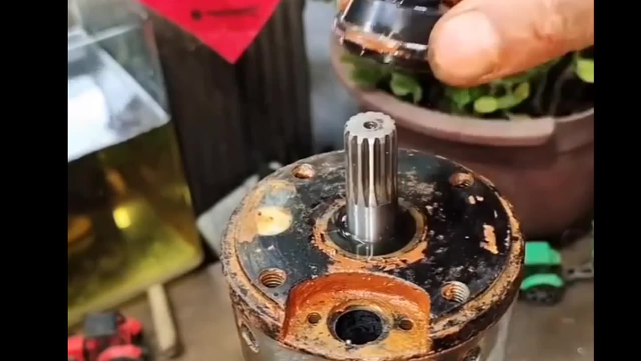 Water pump motor repairing