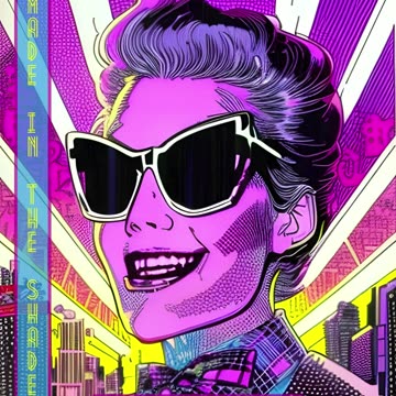 Made in the Shade! Retro Wall Art / Print and Phone Wallpaper Instant Download ❤️