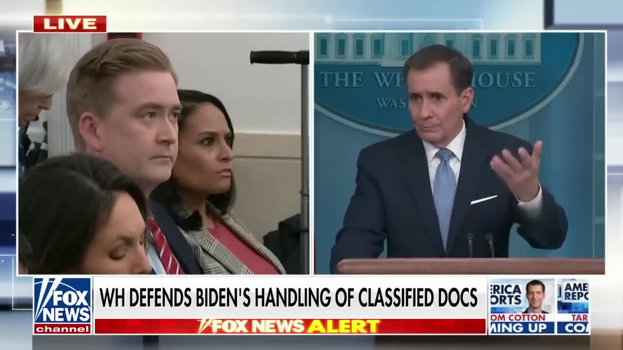 Peter Doocy grills White House How hard is it to walk out with classified docs