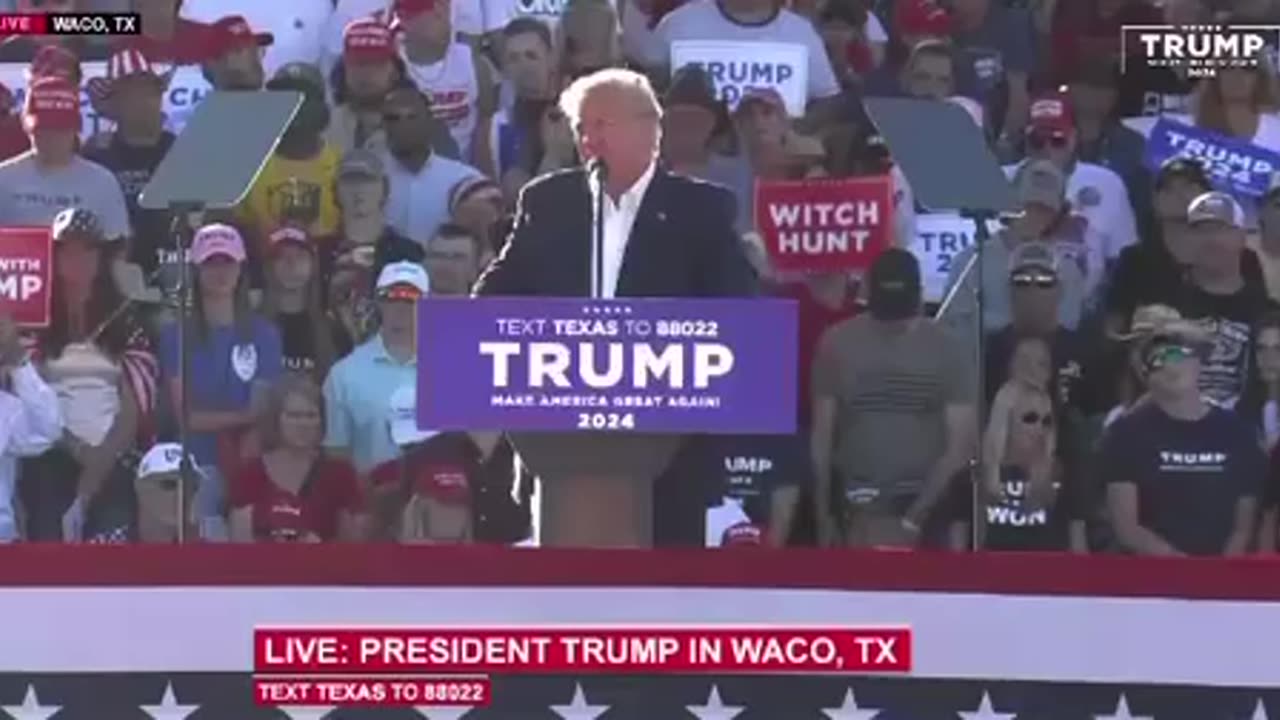 Trump: They Want you, They’re Not Getting You, They’re Not Even Close! I’d Do it Again Because I love You & I love This Country! WE LOVE TRUMP CHANT!