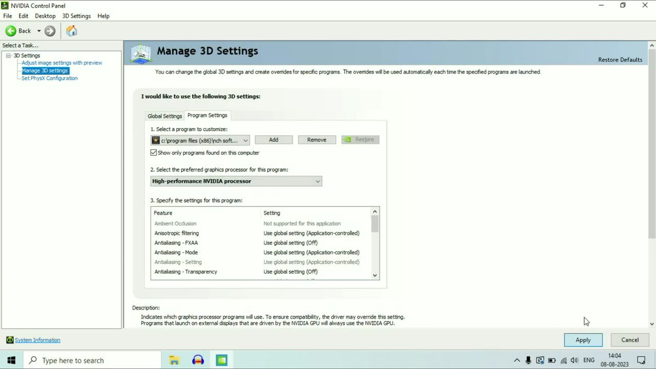 [2024] How to Set Nvidia as Default GPU Graphics Card in Windows 10 11