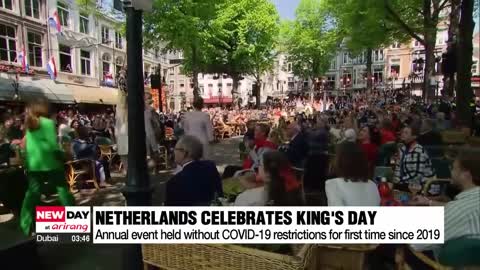 Dutch celebrate first King's Day holiday without COVID-19 curbs since 2019