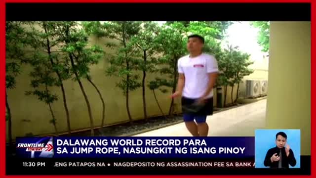 Dalawang Guinness WorldRecord sajumprope,nilundag at naabot ng isangPinoy2