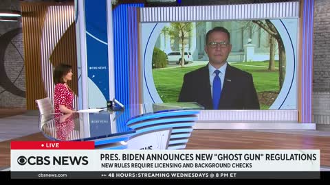 Biden says "ghost guns" will face same regulations as other firearms