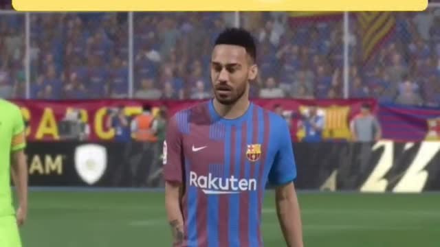 Aubemeyang has PARALYSIS in Fifa😂 #fifa22 #fifa #gamingshorts #footb 1280 x 720