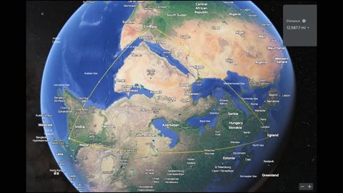 SHIPPING TRIANGLES - WORLD MAP